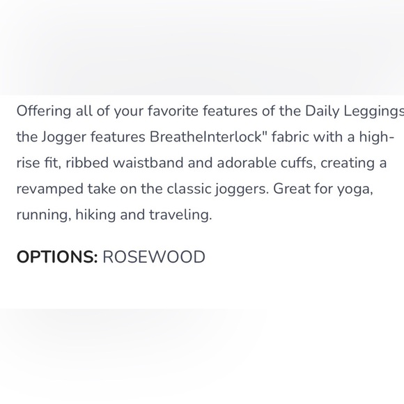 VUORI Daily Joggers ~ Rosewood - Picture 3 of 12